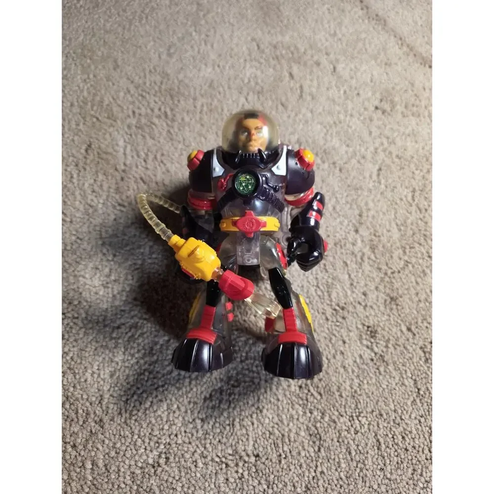 Fisher Price Rescue Heroes Roger Houston Voice Tech 78183 Figure Backpack